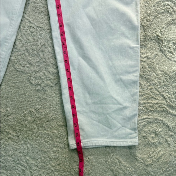 Madewell Women’s 20W White Stovepipe Jeans High Rise Stretch Denim - Picture 4 of 7